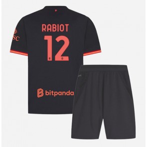 AC Milan Adrien Rabiot #12 Rezervni Dres za Dječji 2026-27 Kratak Rukavima (+ kratke hlače)